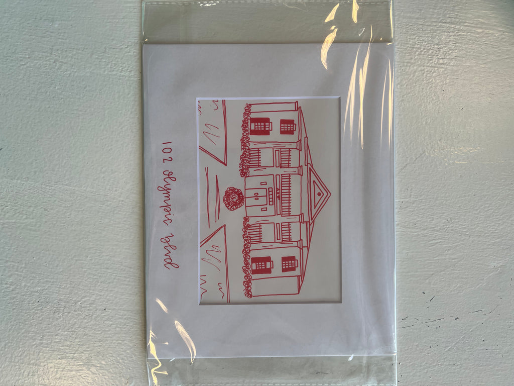 Greek House Print Dish and Lily Statesboro