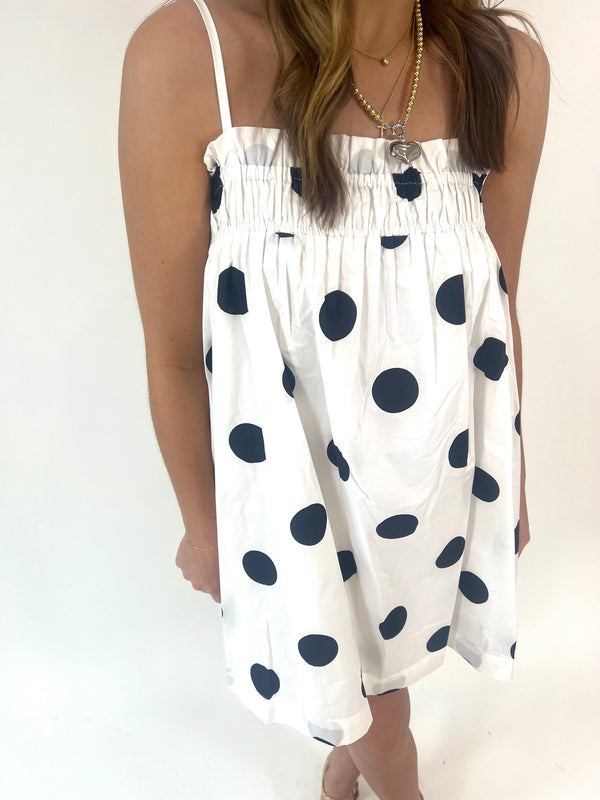 Polka Spot Mini Dress