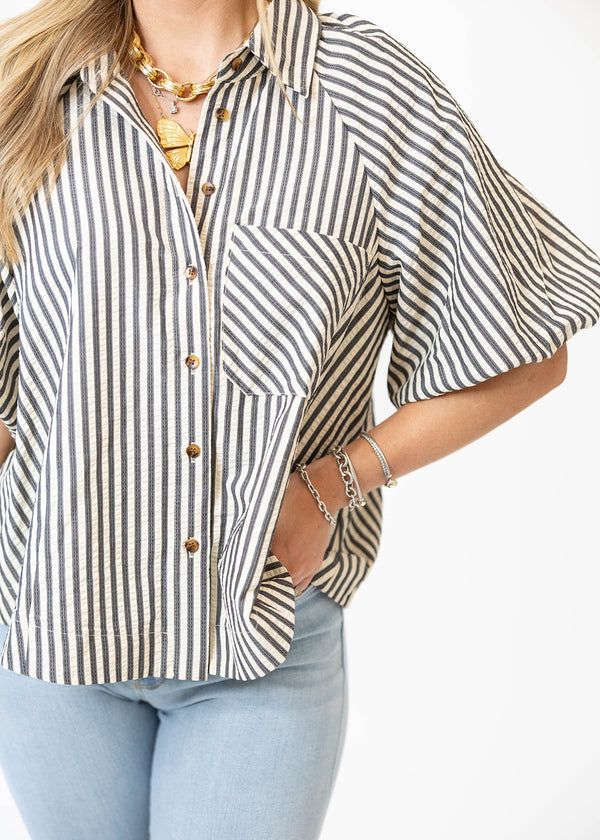 Jail House Striped Top