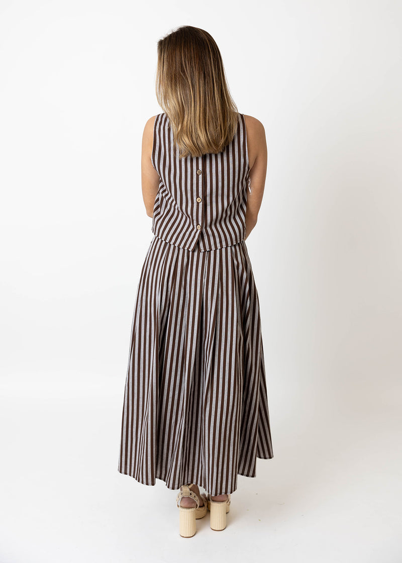 Coffee Stripe Set