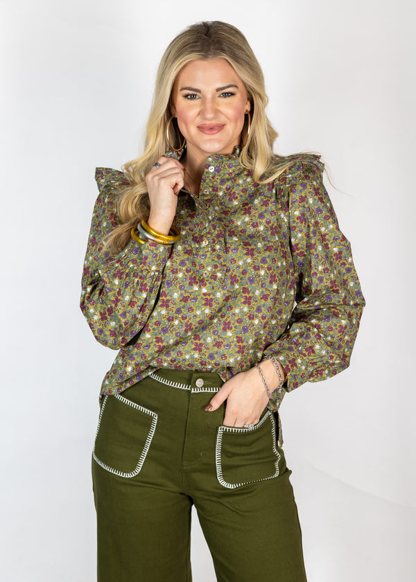 Olive Oasis Top