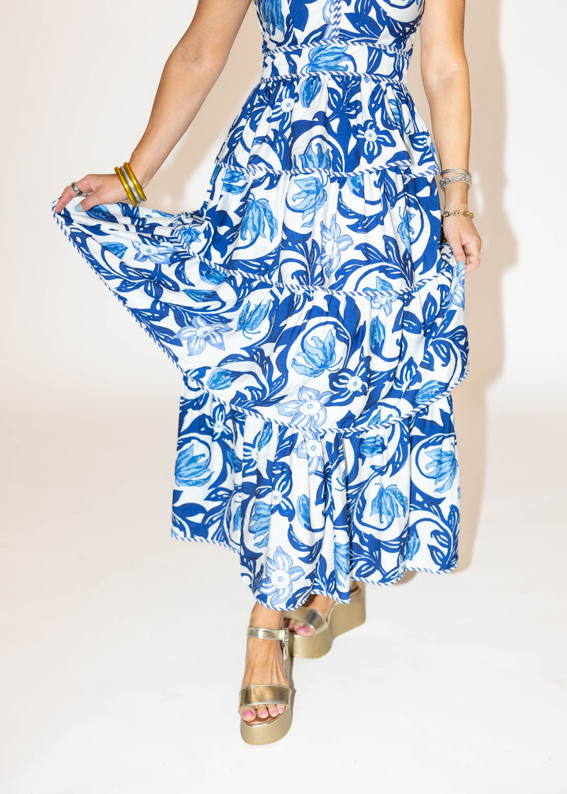 Crystal Waters Midi Dress