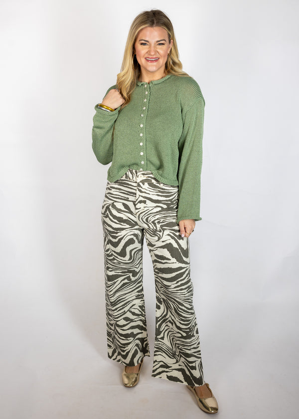 Sage Green Cardigan
