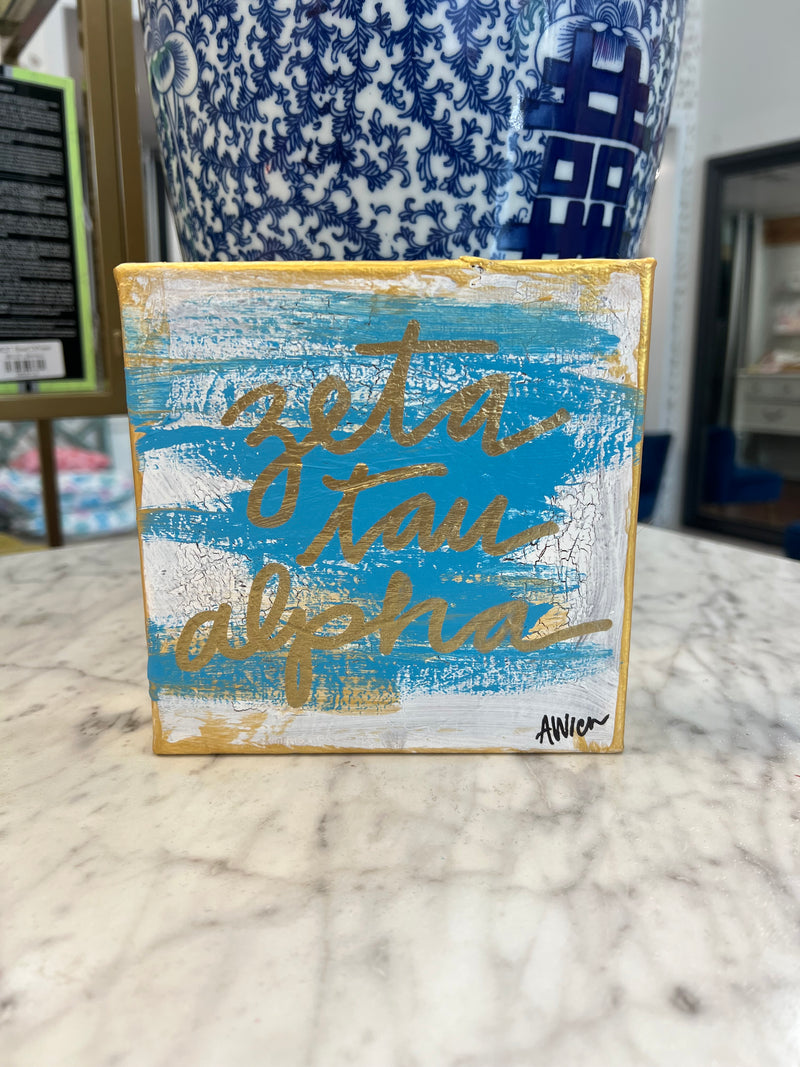 Sorority Painted Canvas
