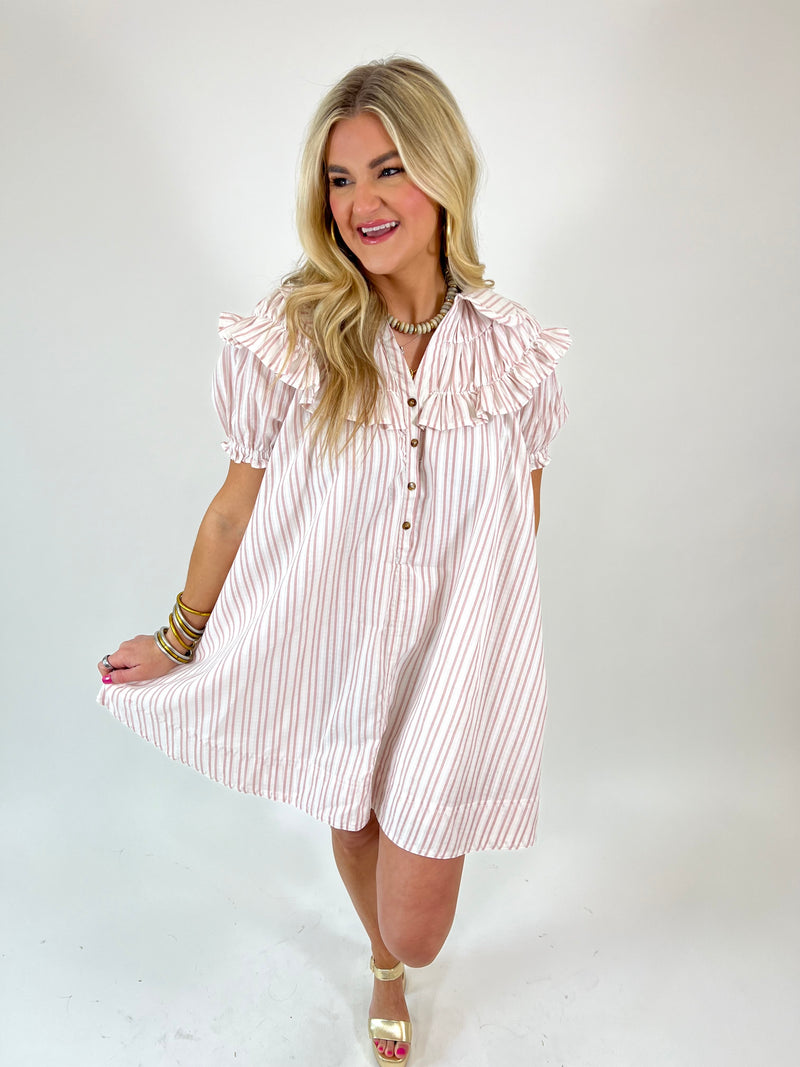 Powder Pink Mini Dress