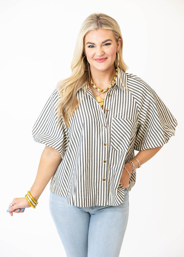 Jail House Striped Top