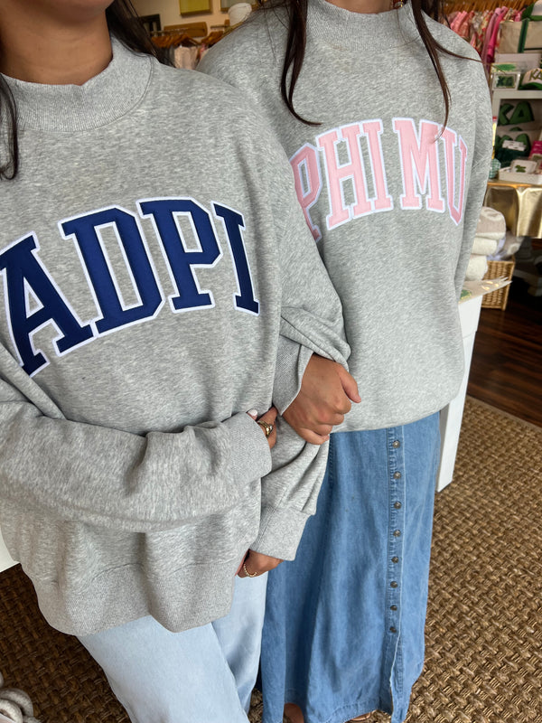 Campus Mock Neck Crew