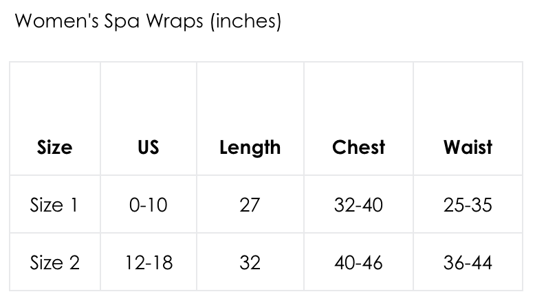 Seersucker Spa Wrap - Blue