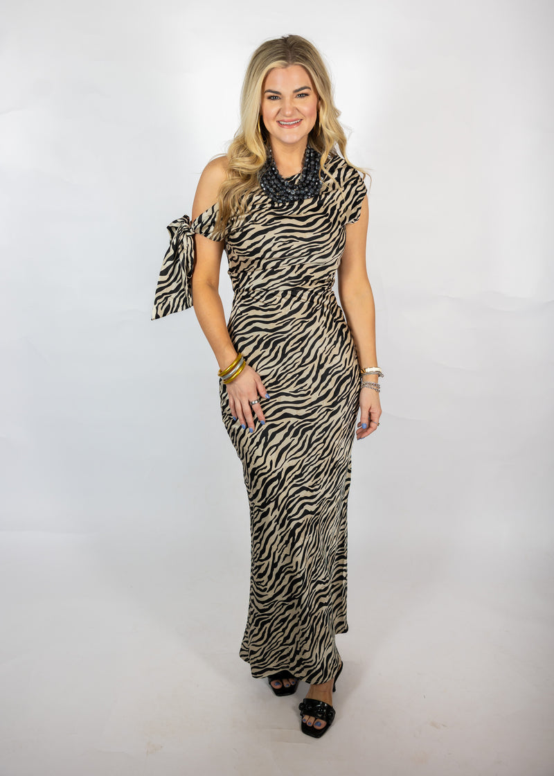 Remie Zebra Maxi Dress