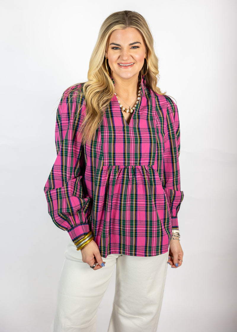 Pink Mitzy Plaid