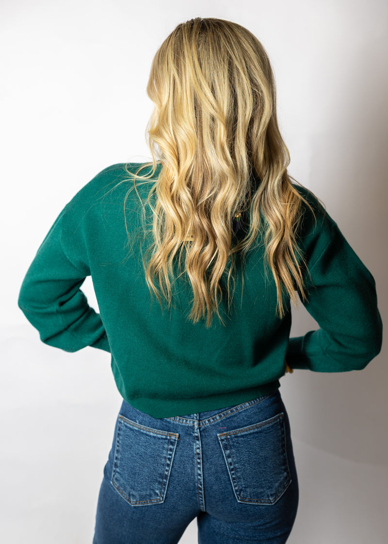 Hunter Green Knit Sweater