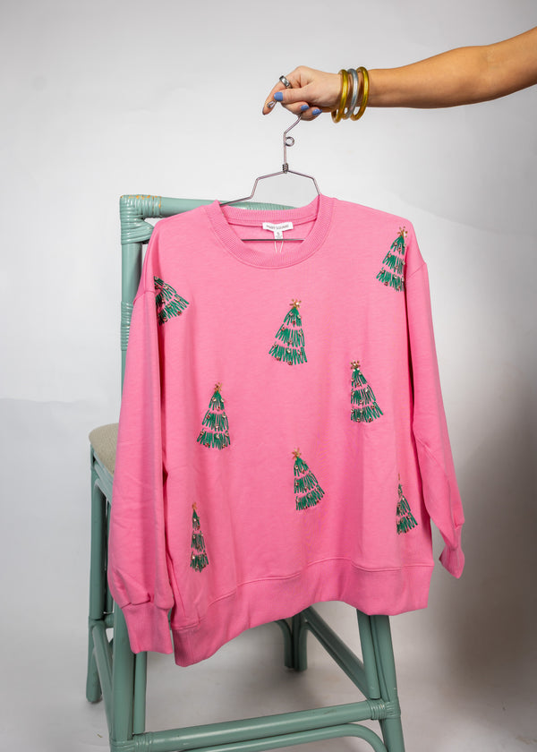 Sarah Sweatshirt | Green Trees