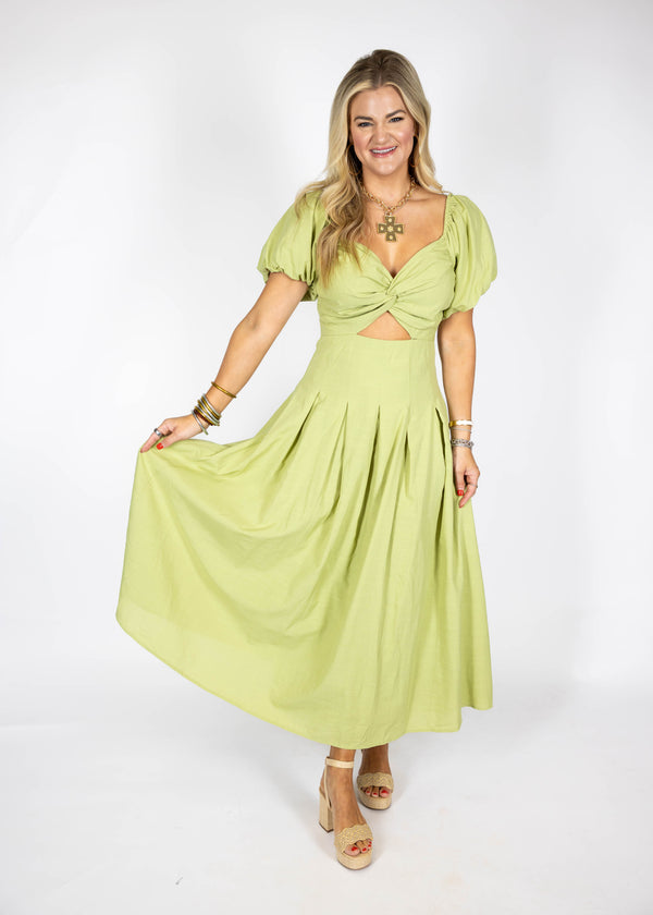 Avocado Midi Dress