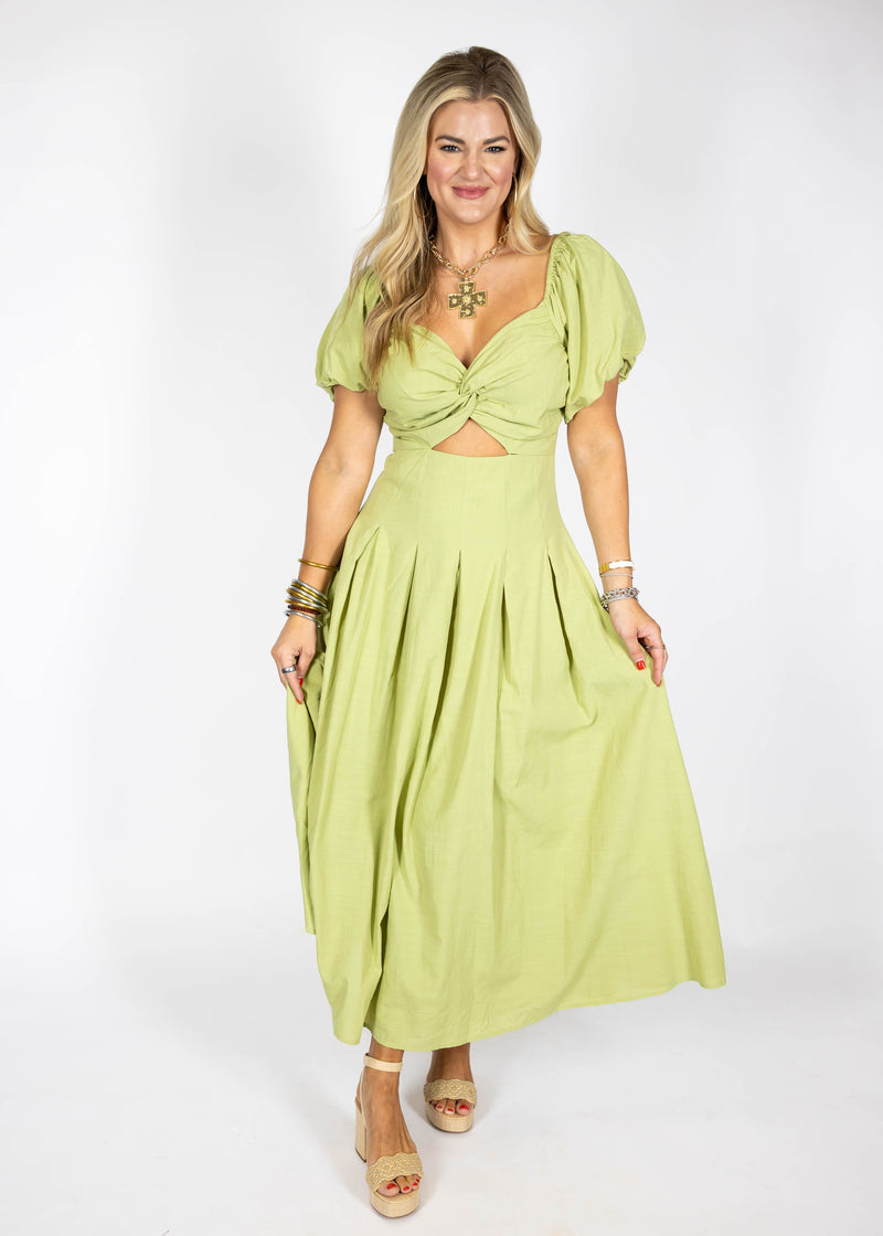 Avocado Midi Dress