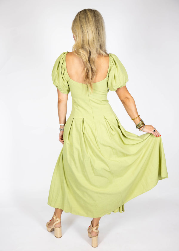 Avocado Midi Dress
