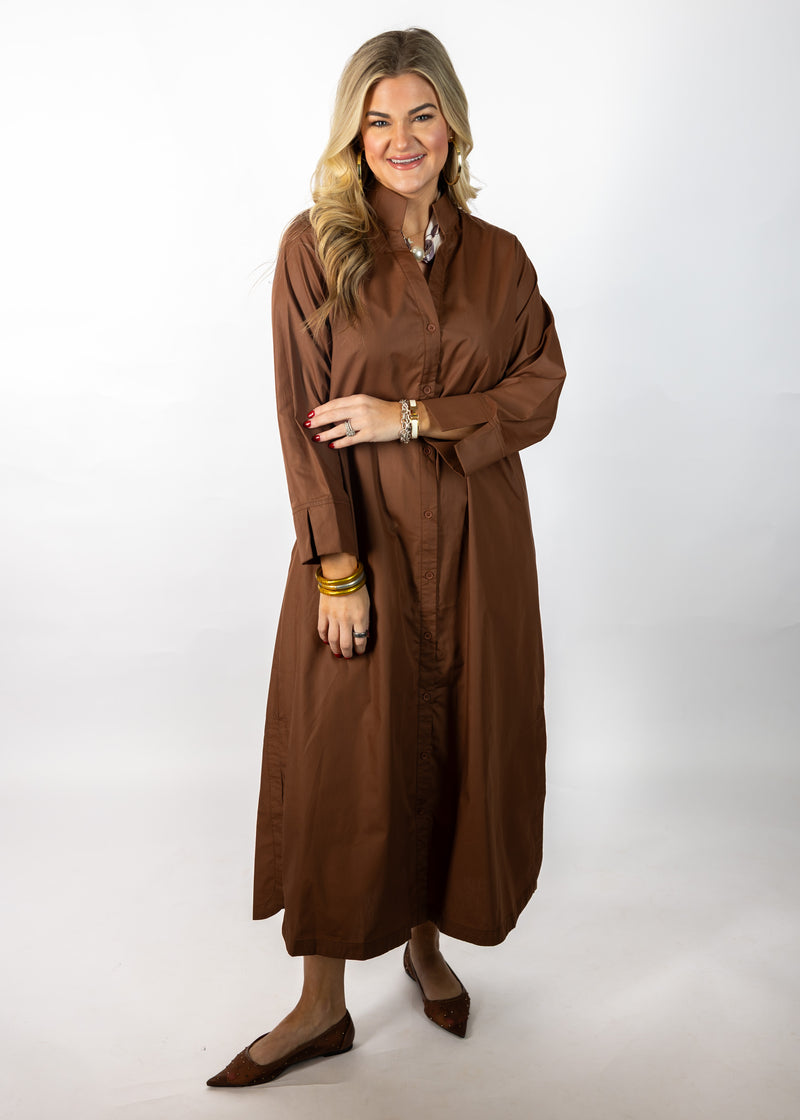 Basic Brown Midi/Maxi Dress
