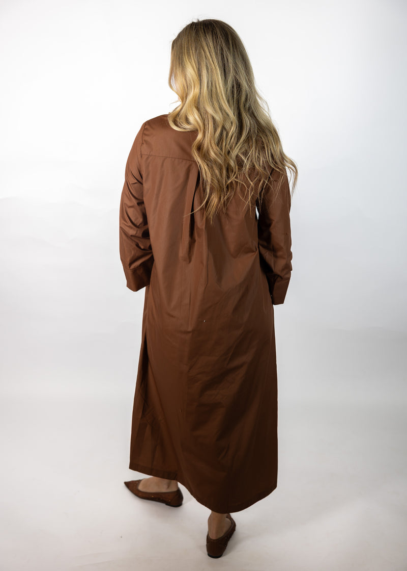 Basic Brown Midi/Maxi Dress