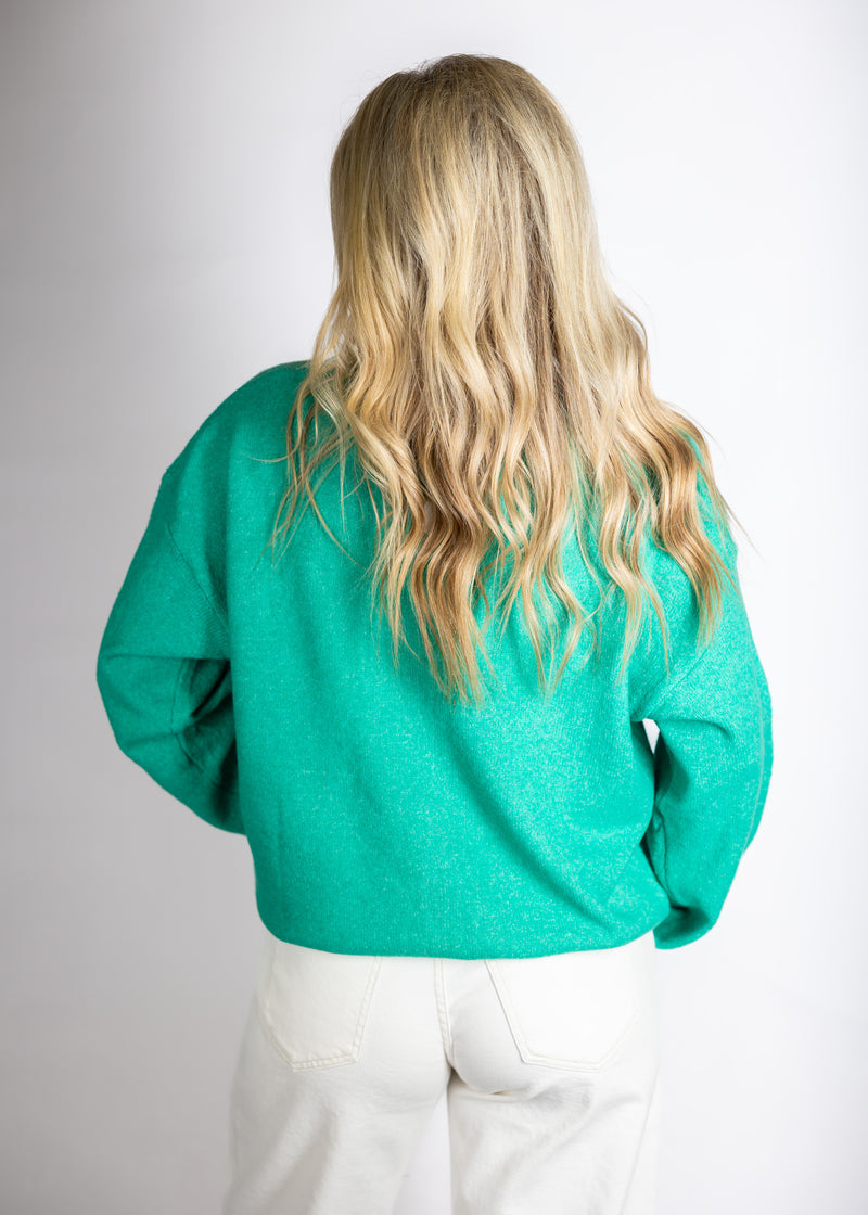 Apple A Day Green Cardigan