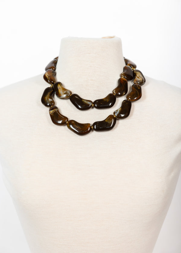Chocolate Strand Fall Beads