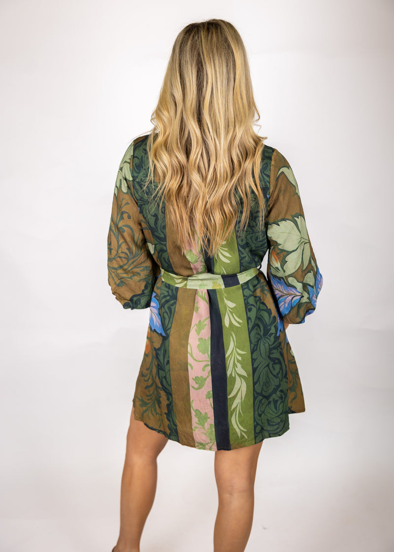 Turquoise Tease Mini Dress