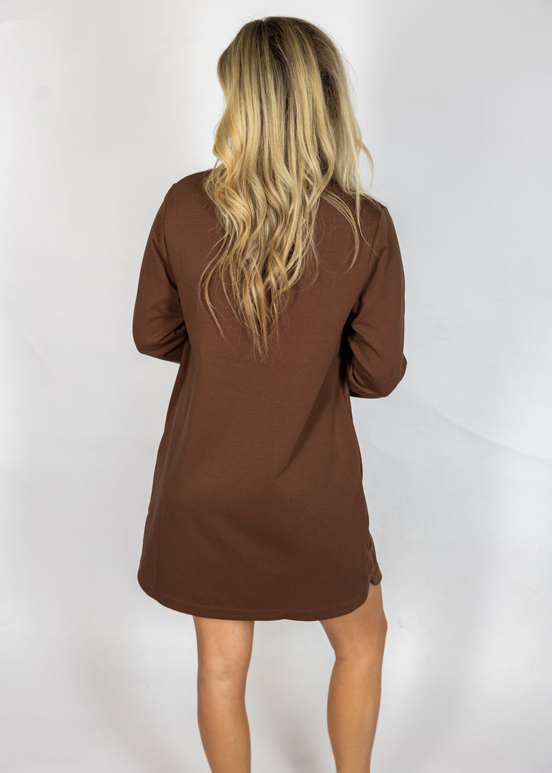 Solid Staple Mini Dress