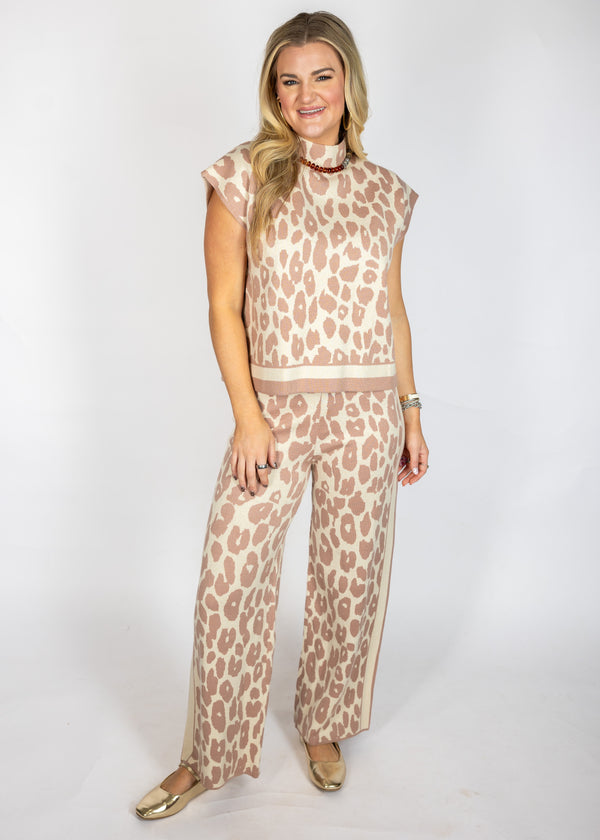 Snow Leopard Knit Set