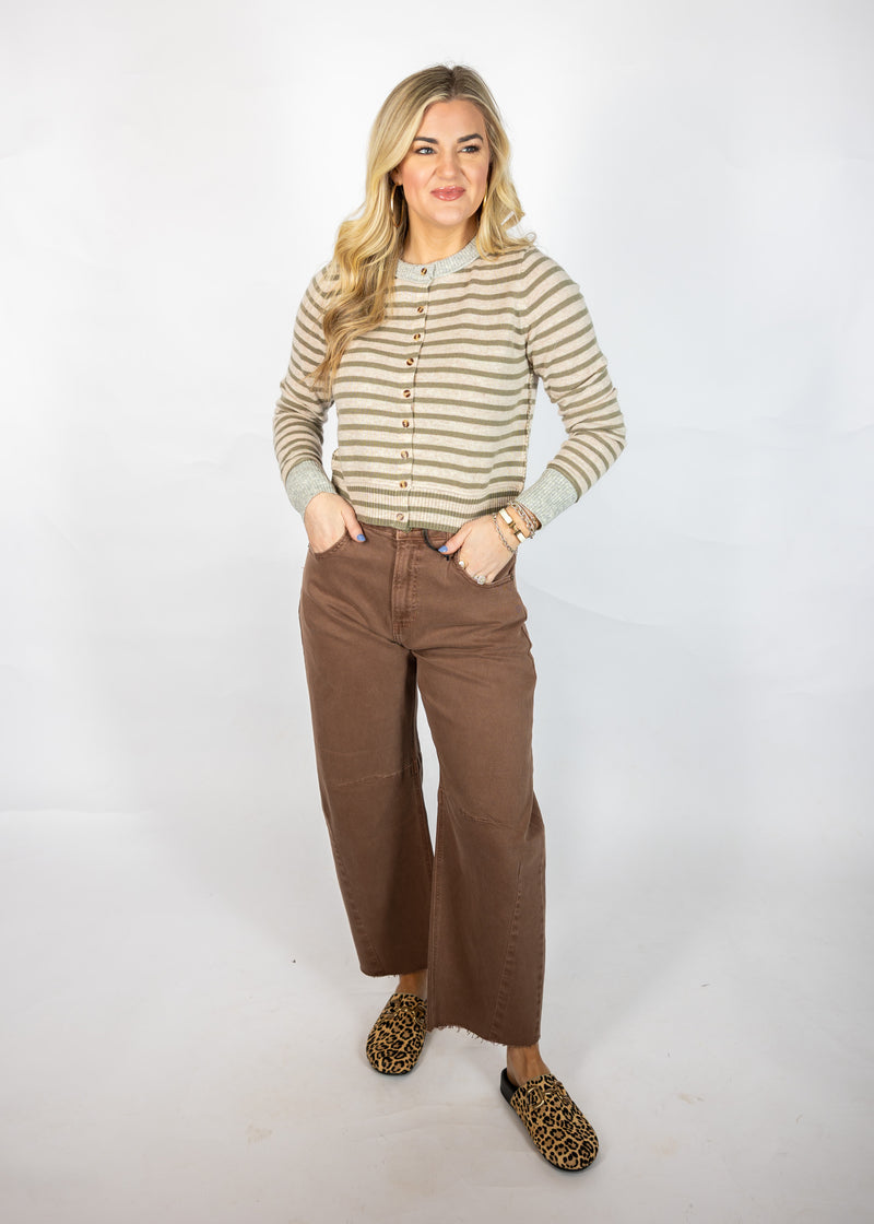 Oat and Olive Cardigan