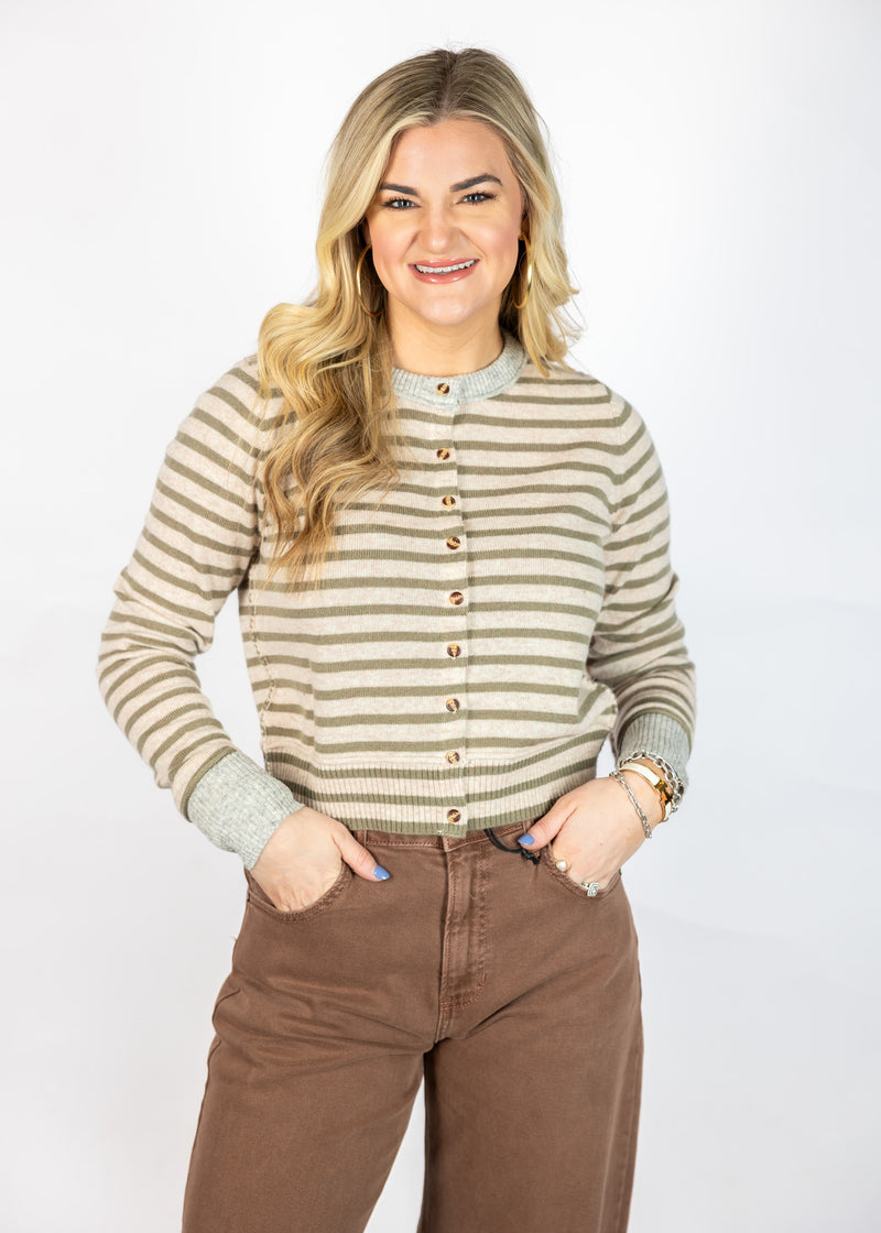 Oat and Olive Cardigan