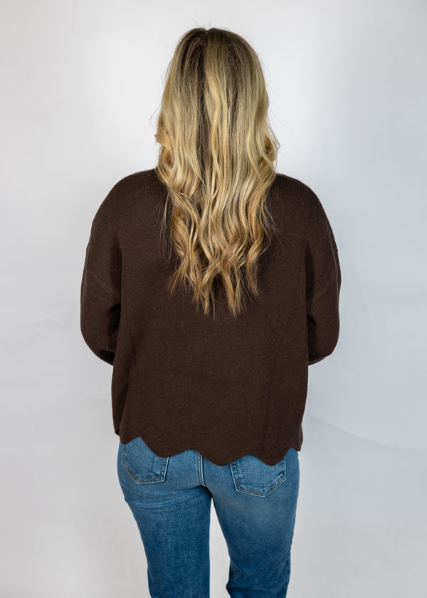 Coco Scalloped Edge Sweater
