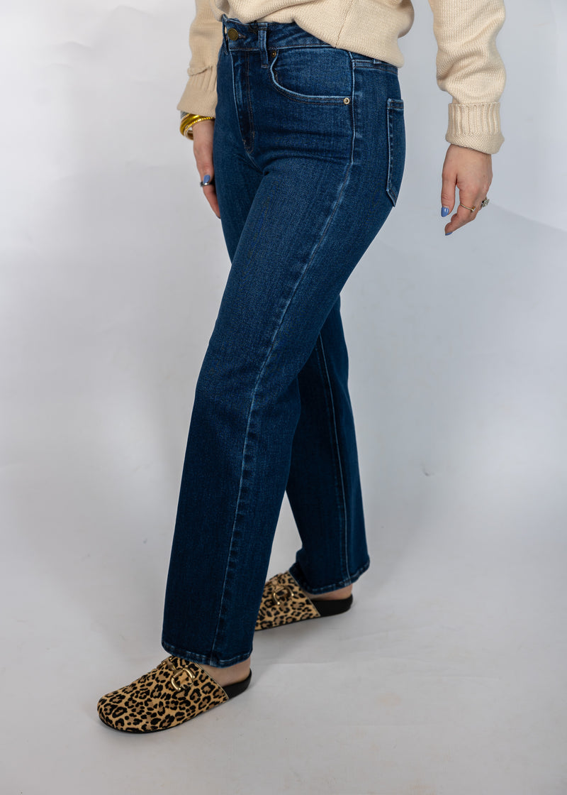 Dark Denim Straight Leg Jean