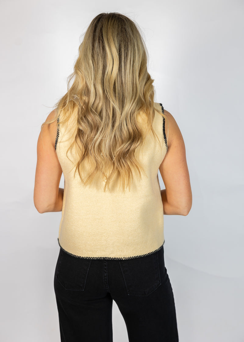 Two Tone Knit Sweater