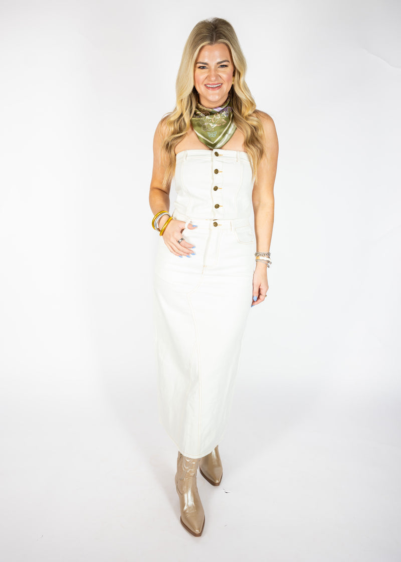 Ellison Denim Midi Dress