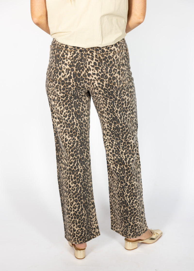 Leopard High Rise Pants