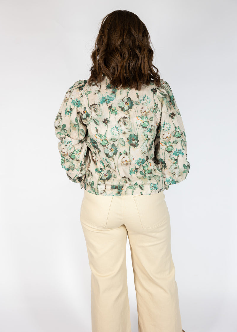 Forest Green Long Sleeve Top