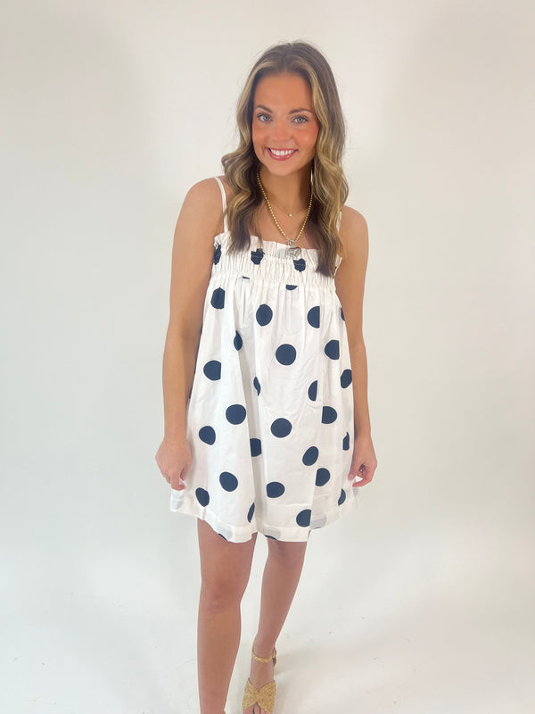 Polka Spot Mini Dress