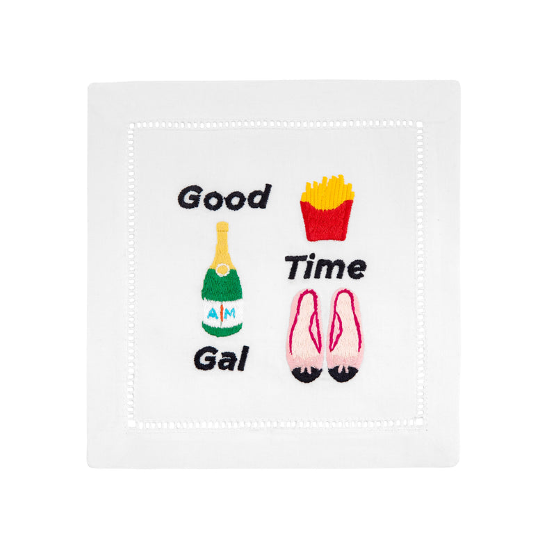 Good Time Gal Cocktail Napkins