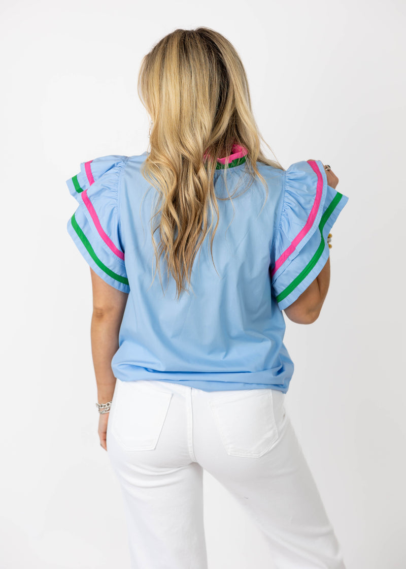 Charlie Chambray Top