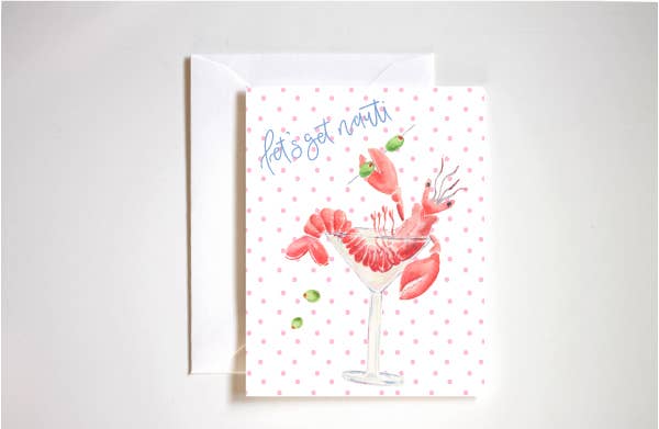 Let's get nauti, bachelorette card, birthday card