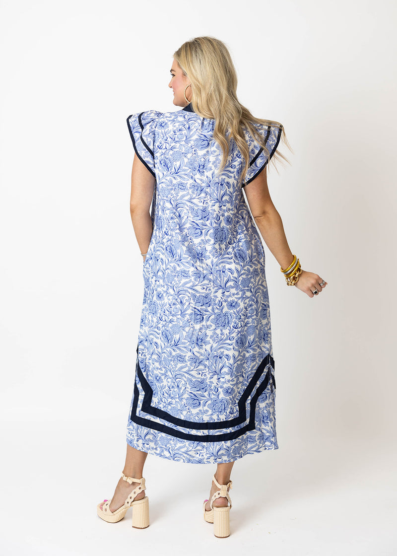 Summer Blues Midi Dress