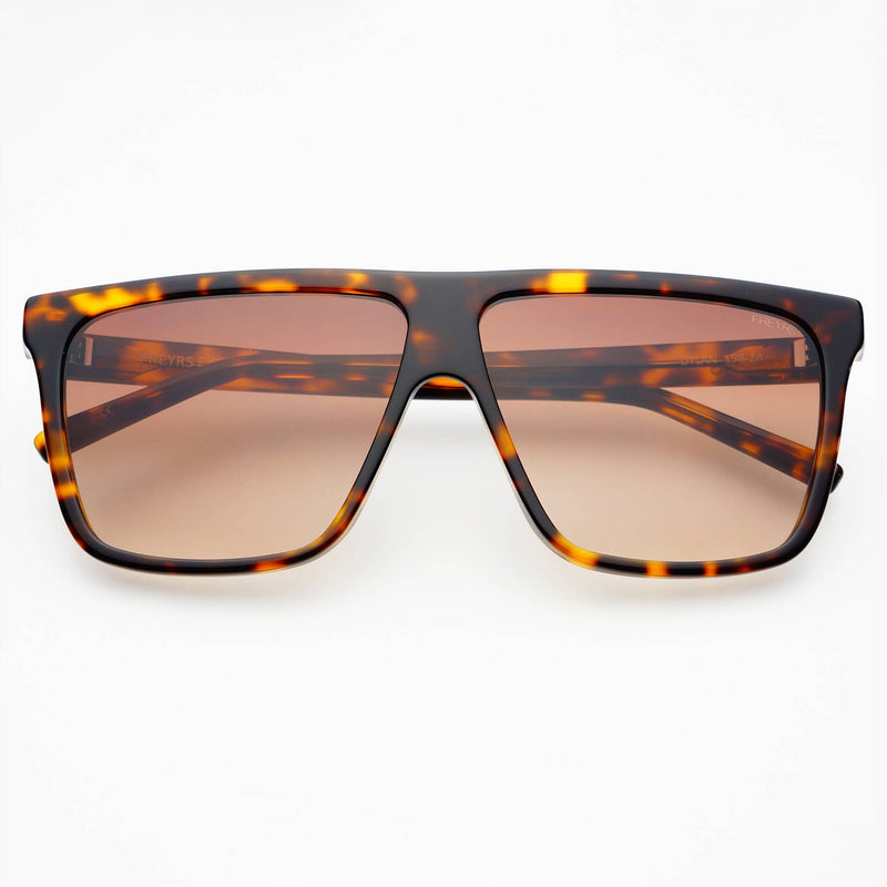 Dylan Acetate Unisex Flat Top Sunglasses  : Tortoise