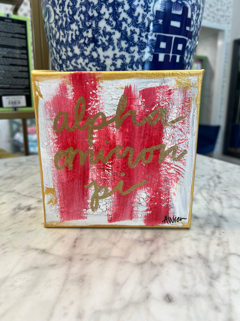 Sorority Painted Canvas