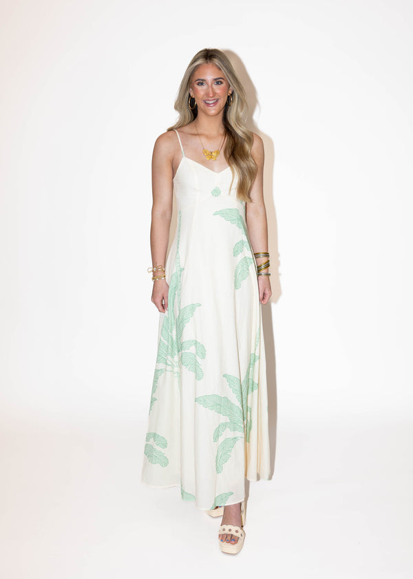 Palm Tree Maxi Dress
