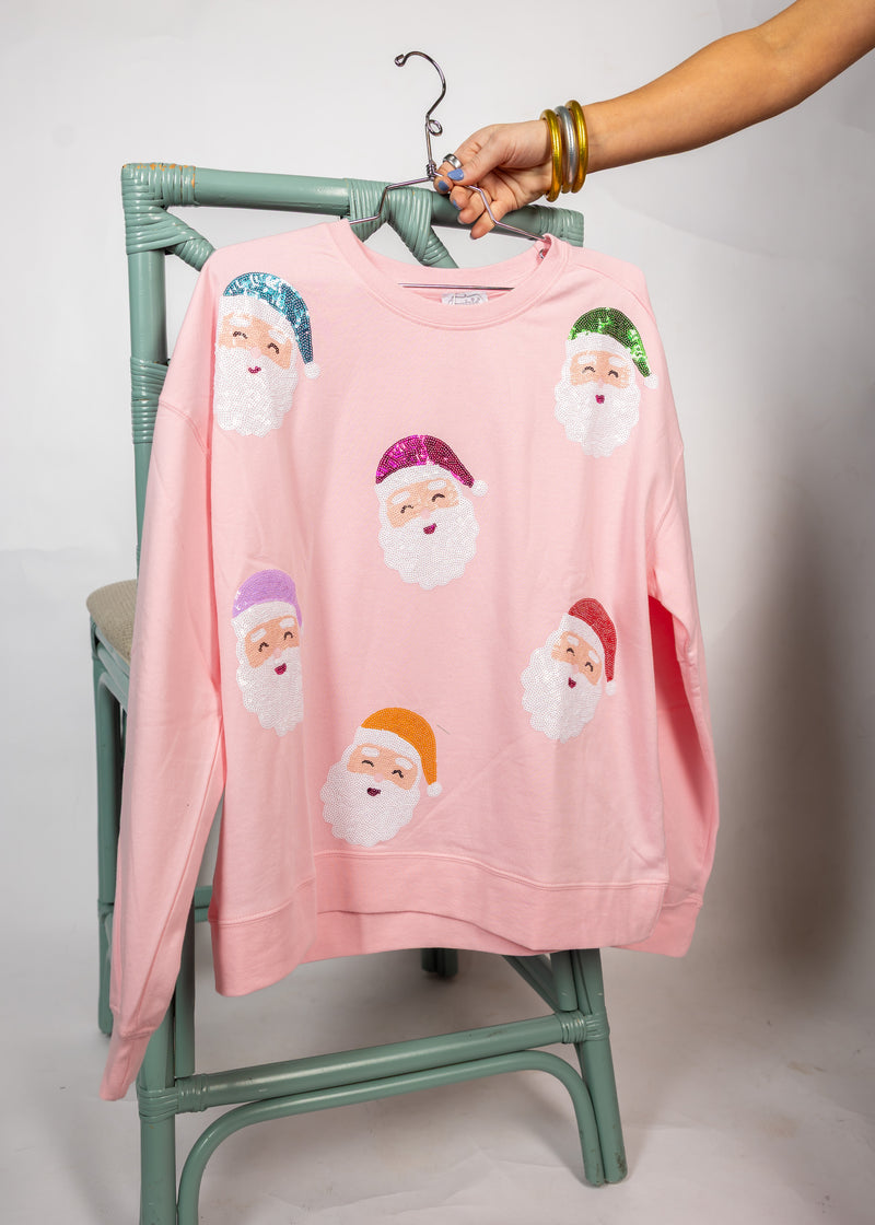 Sparkle Santa Sweatshirt