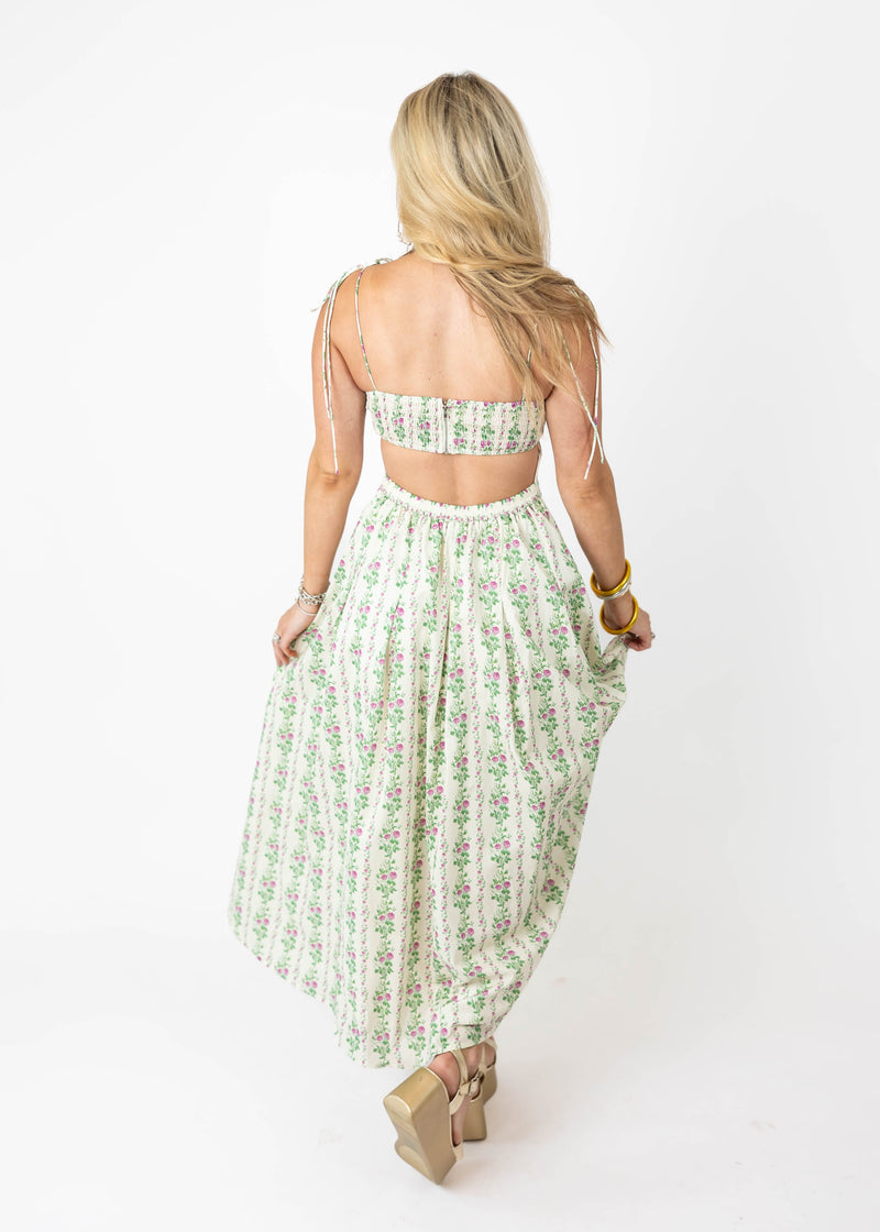 Enchanted Garden Midi Dress: Large