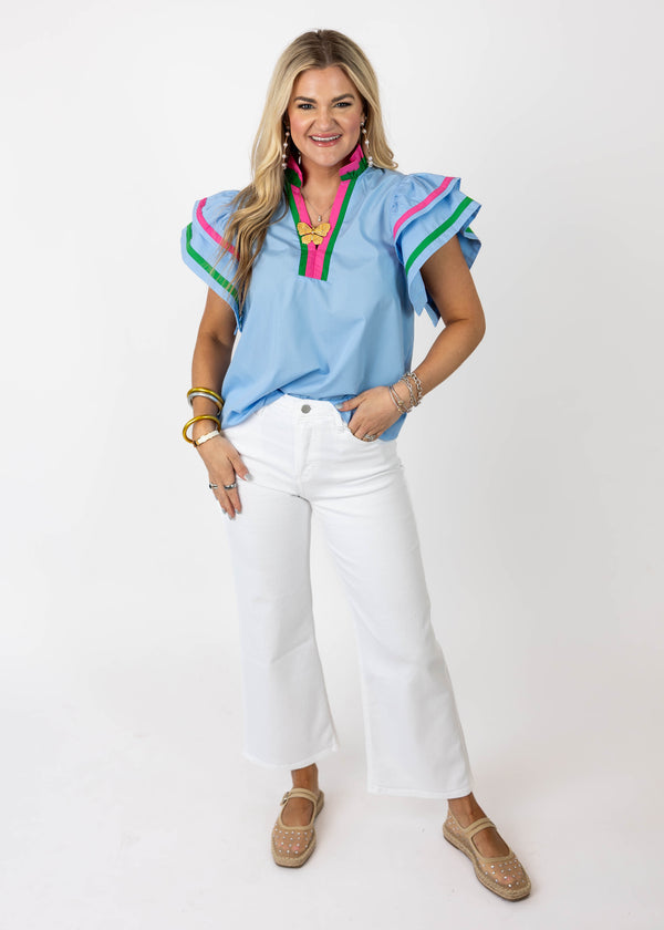 Charlie Chambray Top