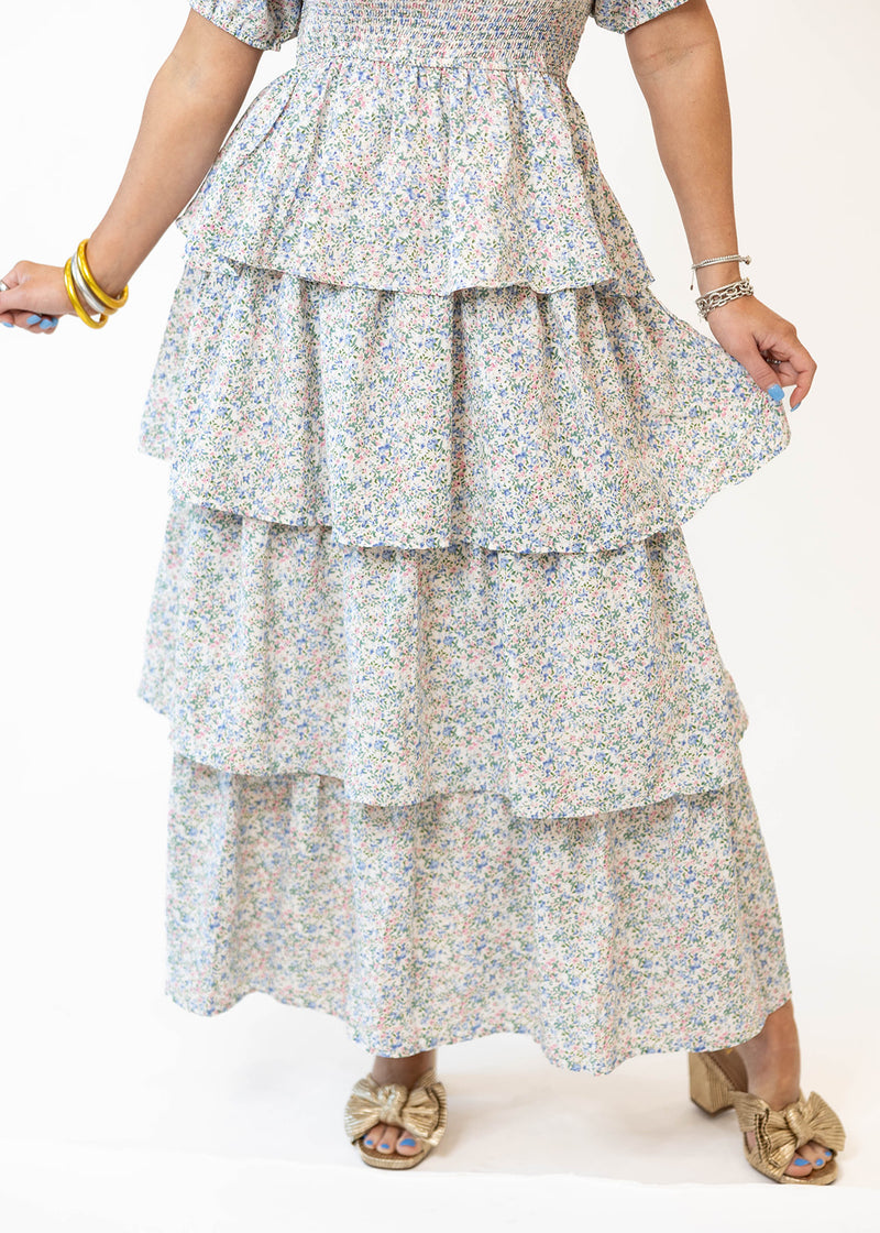 Sunrise Smocked Midi Dress