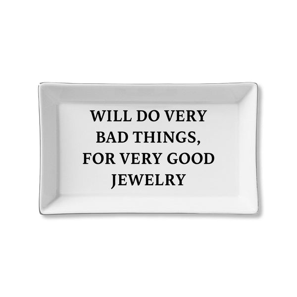 Ceramic Tray - Bad Things For Good Jewelry