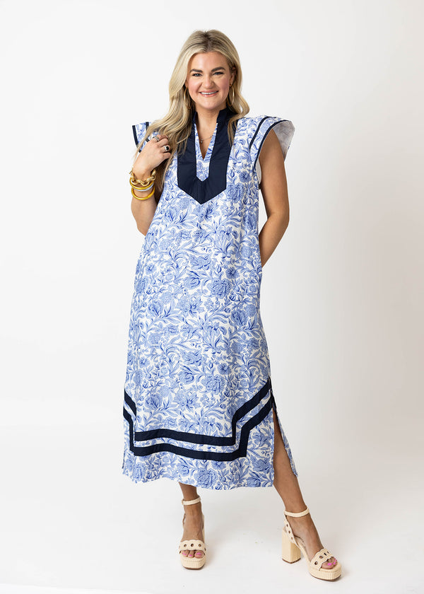Summer Blues Midi Dress