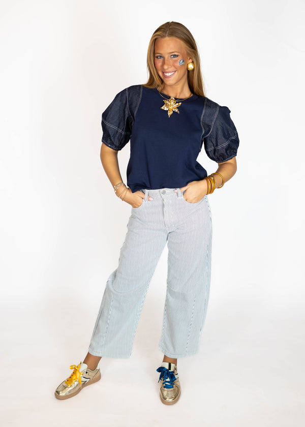 True Blue Navy Top