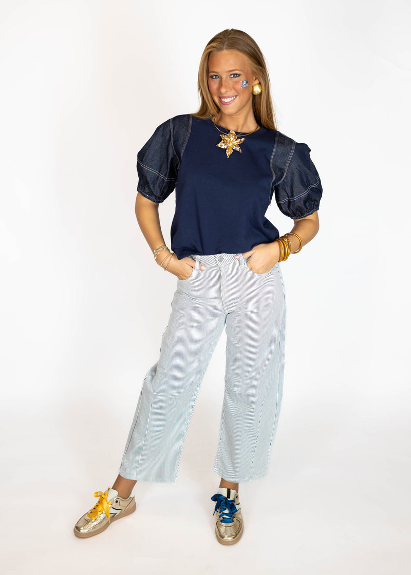 True Blue Navy Top